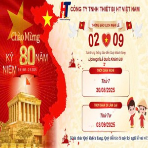 Thông báo lịch nghỉ lễ Quốc Khánh 2/9/2025