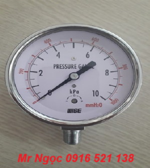 Đồng Hồ Áp Suất Thấp Wise Model P440