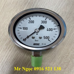 Đồng Hồ Áp Suất Wise Hàn Quốc Inox Toàn Bộ: Model P252 & P255 Chống Ăn Mòn